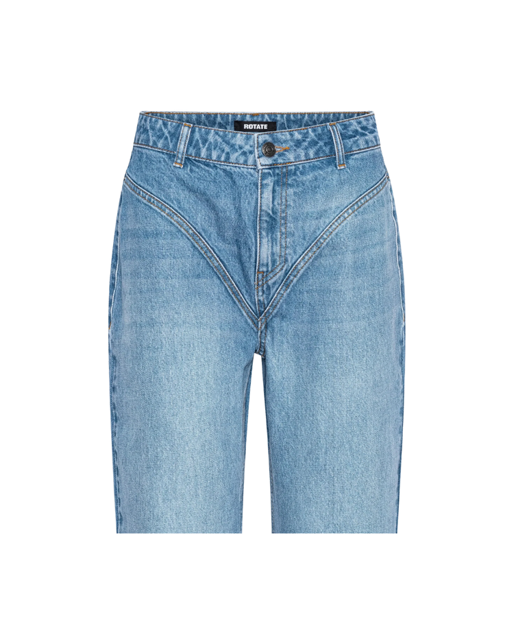 High Waist Cutline Jeans