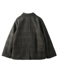 Harris Tweed Four-button Coverall Jacket