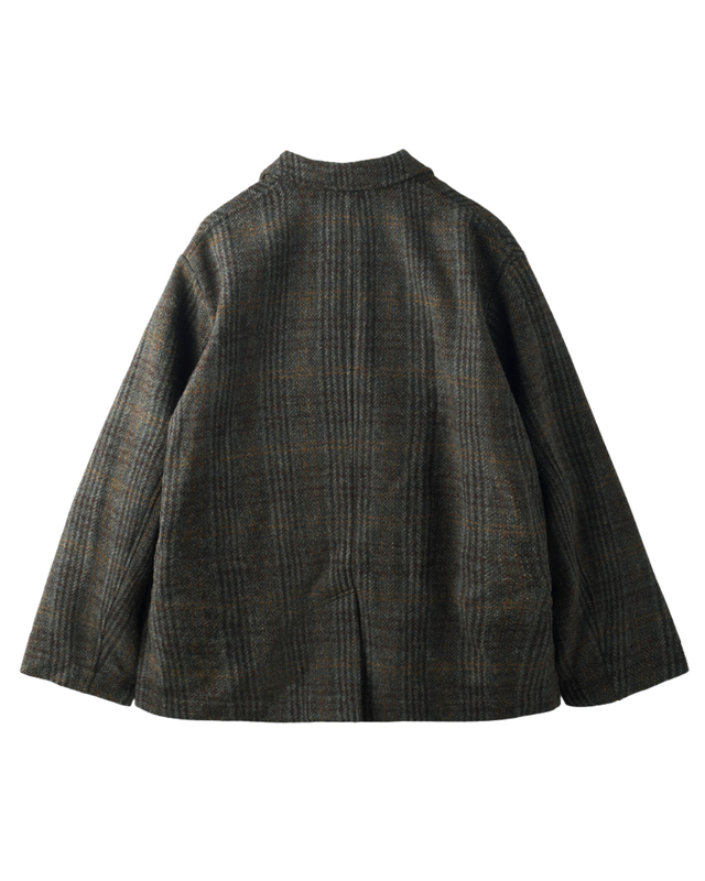 Harris Tweed Four-button Coverall Jacket