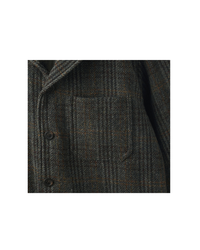 Harris Tweed Four-button Coverall Jacket