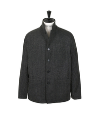 Harris Tweed Four-button Coverall Jacket