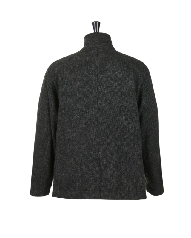 Harris Tweed Four-button Coverall Jacket