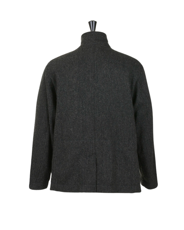 Harris Tweed Four-button Coverall Jacket