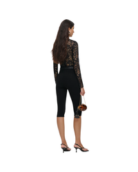 Black Capri Knit Leggings
