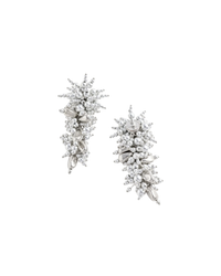 Silver Beaded Dangle Earring
