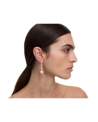 Crystal Pearl Droplet Earring
