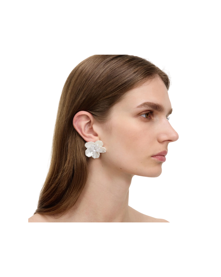 Pearl Flower Earring