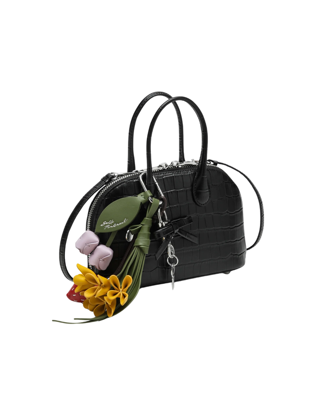 Croc Leather Toast Mini Bag