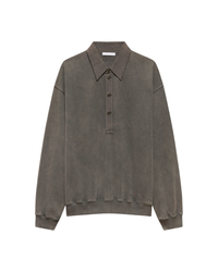 Garment-Dyed Terry Polo