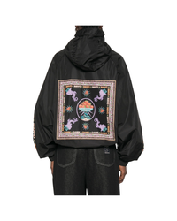 Placement Printed Flyweight Nylon Jacket