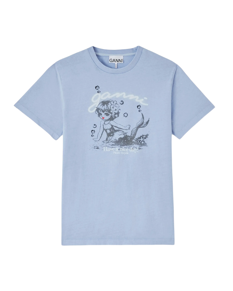 Future Jersey Washed T-shirt Mermaid