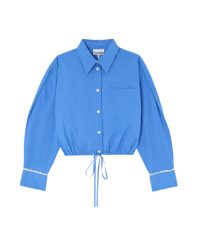 Shirt in Blue Cotton