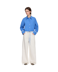 Shirt in Blue Cotton