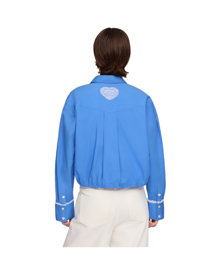 Shirt in Blue Cotton