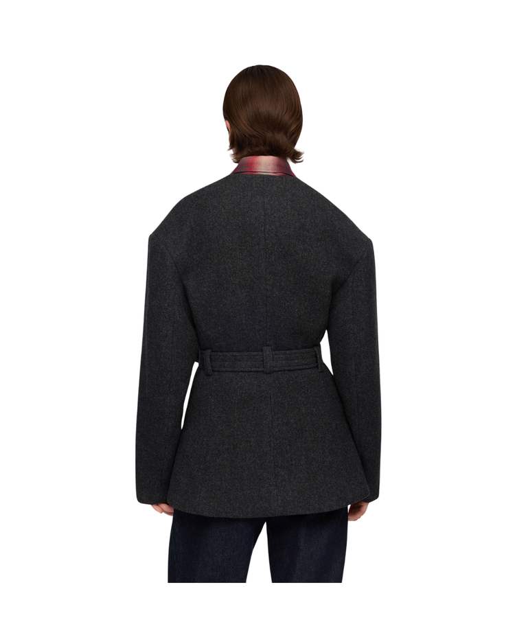 Jacket in Grey Wool