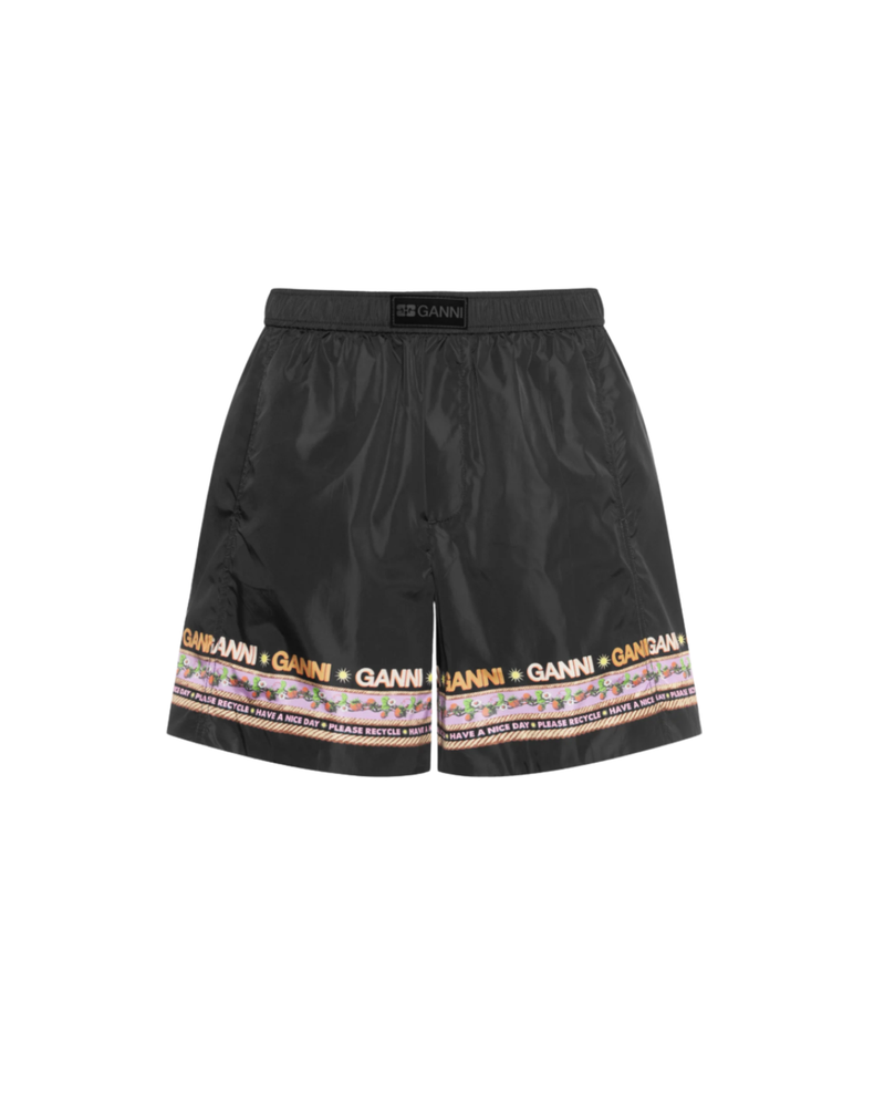 Printed Flyweight Nylon Boxer Shorts