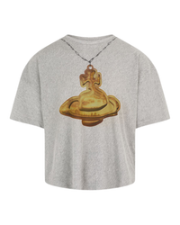 Gold Orb Oversized Box T Shirt