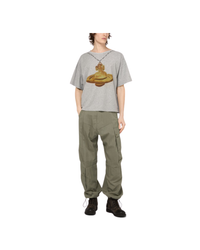 Gold Orb Oversized Box T Shirt