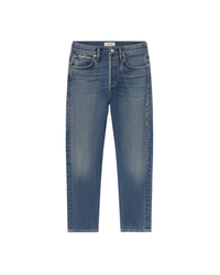 90's Crop Mid Rise Straight Jeans