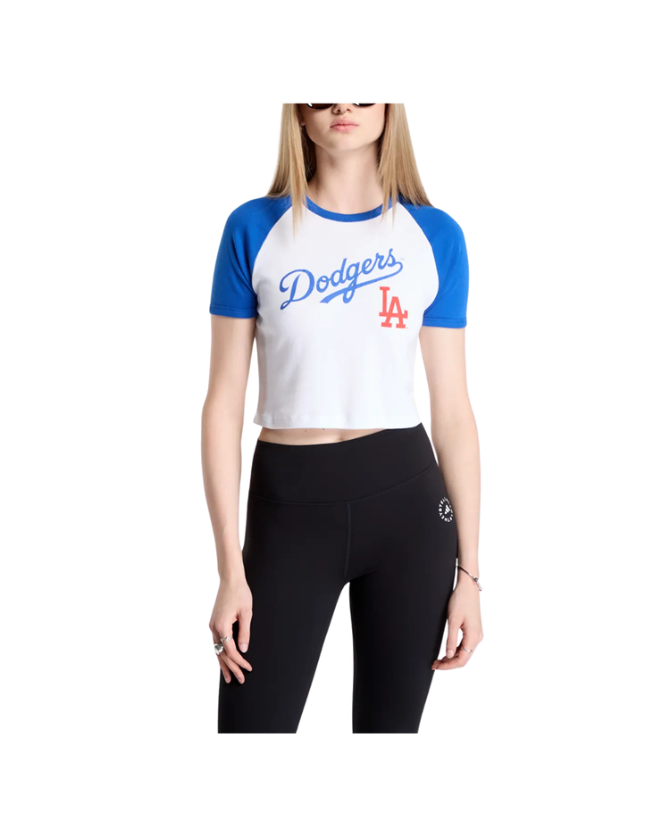 Dodgers Serif Baby Baseball Tee