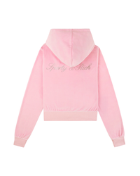 Signature Logo Krystal Zip Hoodie