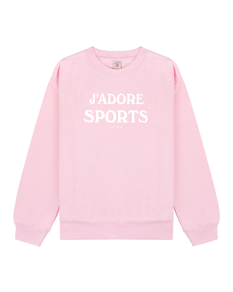 Jadore Flocked Crewneck