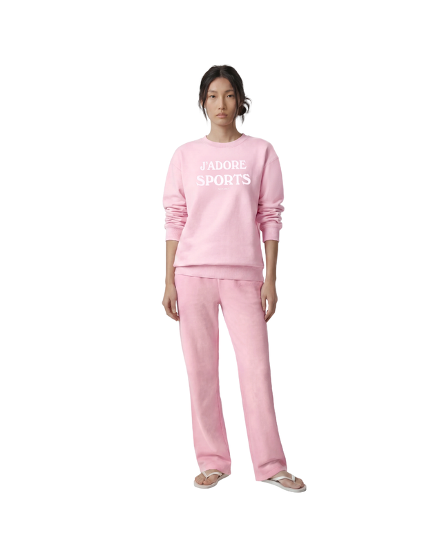 Jadore Flocked Crewneck