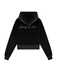 Signature Logo Krystal Zip Hoodie