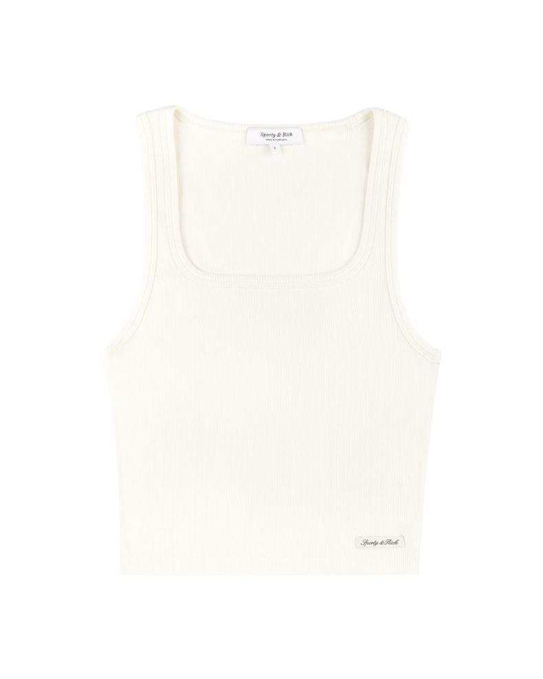 Signature Logo Ribbed Baby Tank