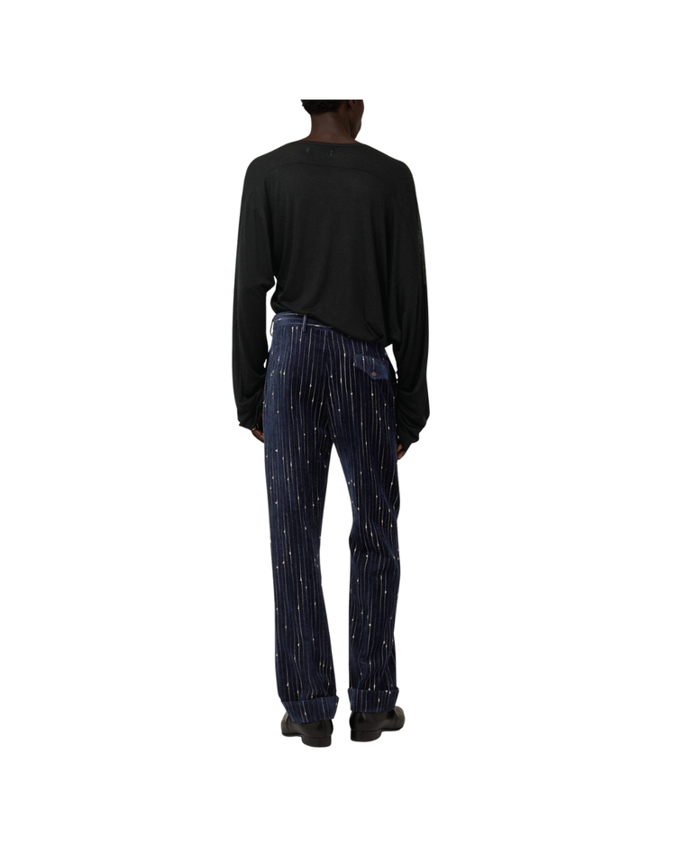 Long Sleeve Squiggle Henley