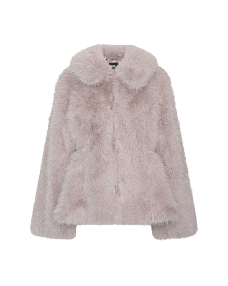Faux Fur Flared Jacket