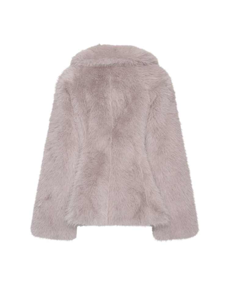 Faux Fur Flared Jacket