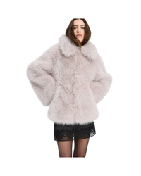 Faux Fur Flared Jacket