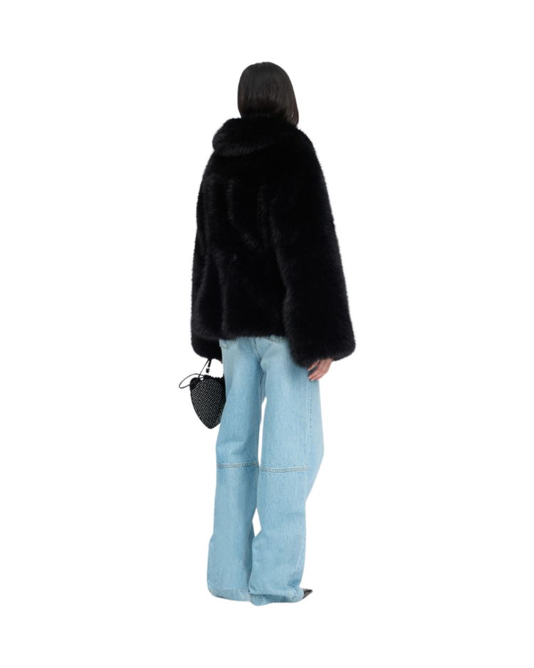Faux Fur Flared Jacket
