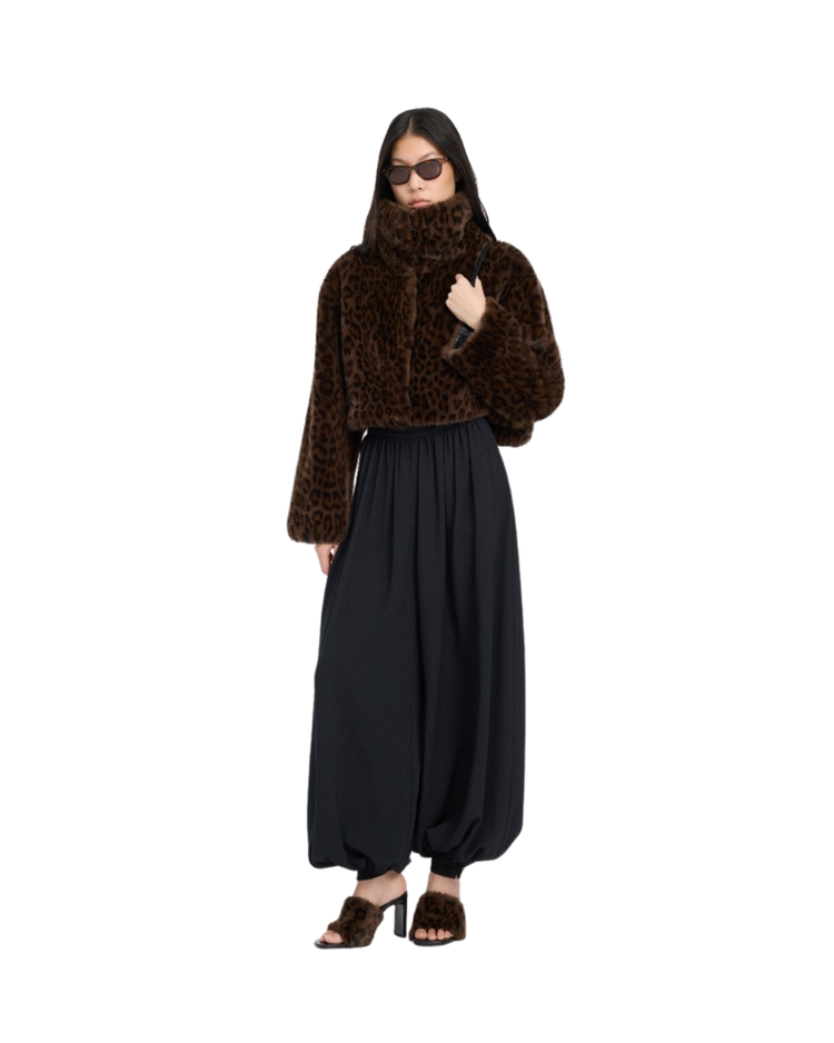 Faux Fur Crop Jacket