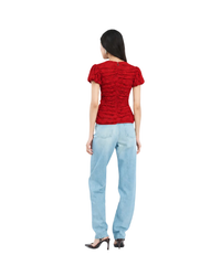 Lace Ruched Top