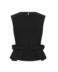 V-neck Flower Top