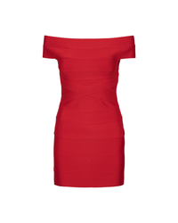 Mini Fitted Knit Dress