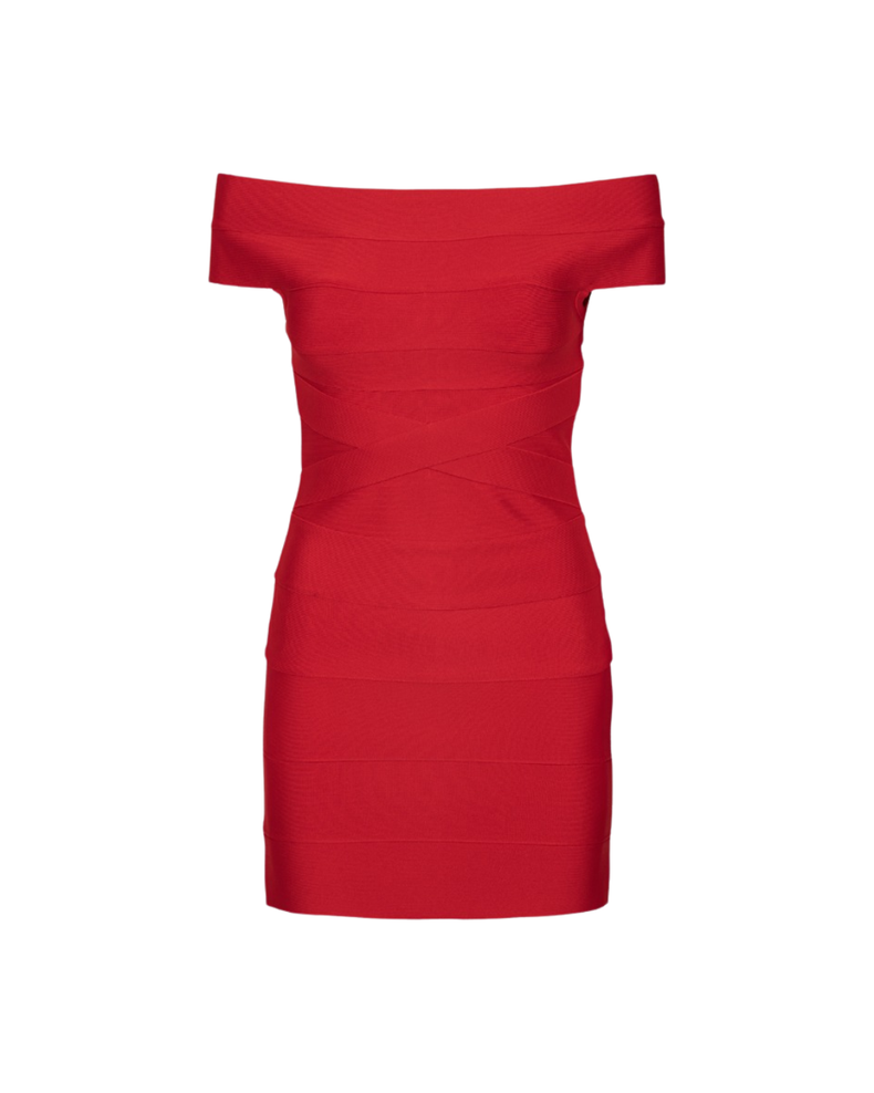 Mini Fitted Knit Dress