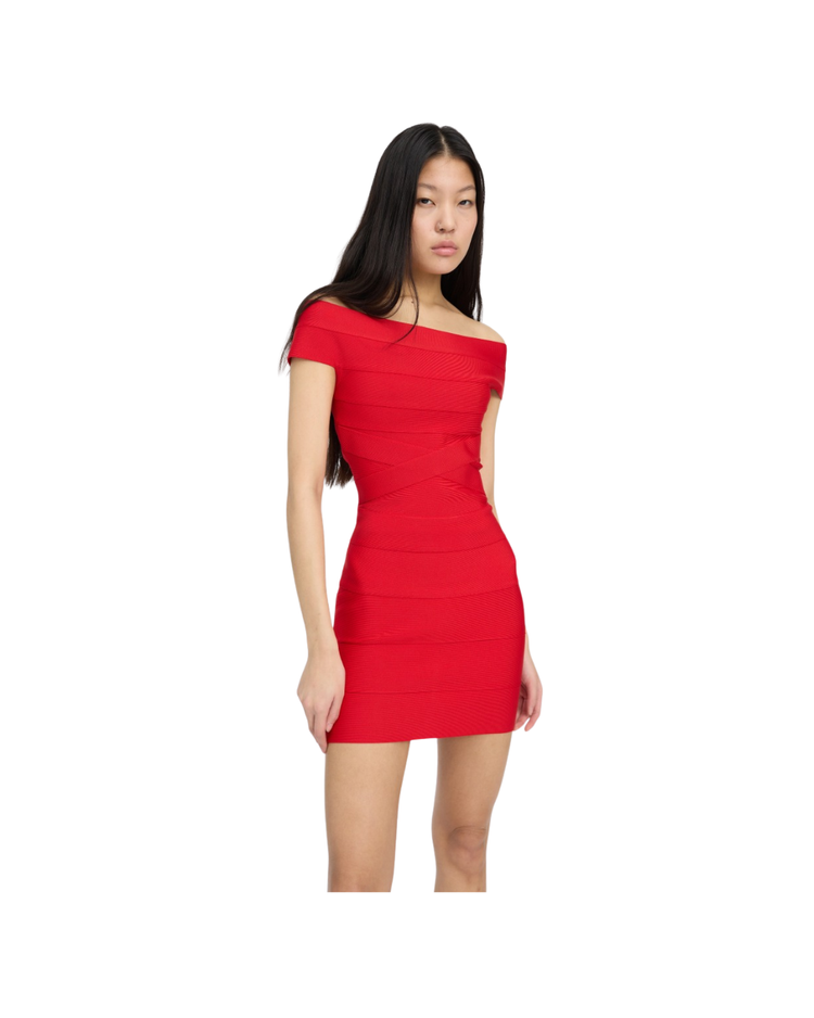 Mini Fitted Knit Dress