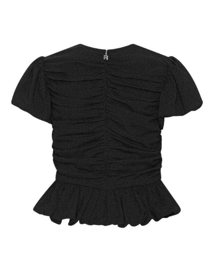 Ruched Puff Sleeve Top
