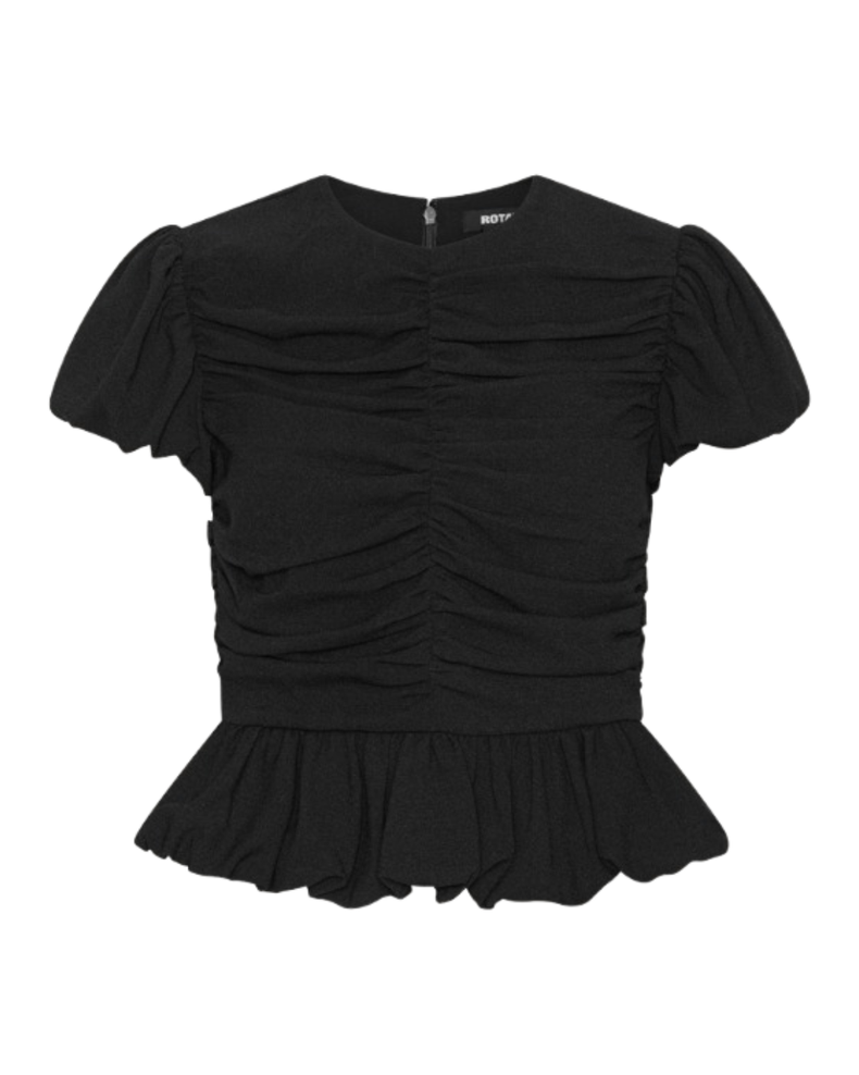 Ruched Puff Sleeve Top
