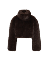 Faux Fur Cropped Jacket
