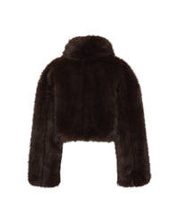 Faux Fur Cropped Jacket