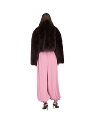 Faux Fur Cropped Jacket