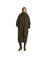 Finn Coat With Removable Scarf