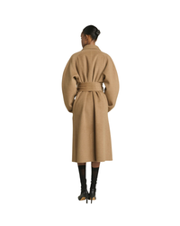 Harvard Double-faced Cashmere Wrap Coat
