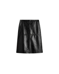 Gwen Skirt Knee-length In Soft Leather