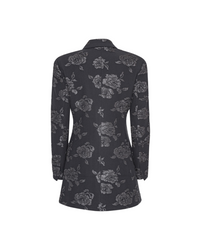 3D Flower Blazer Dress