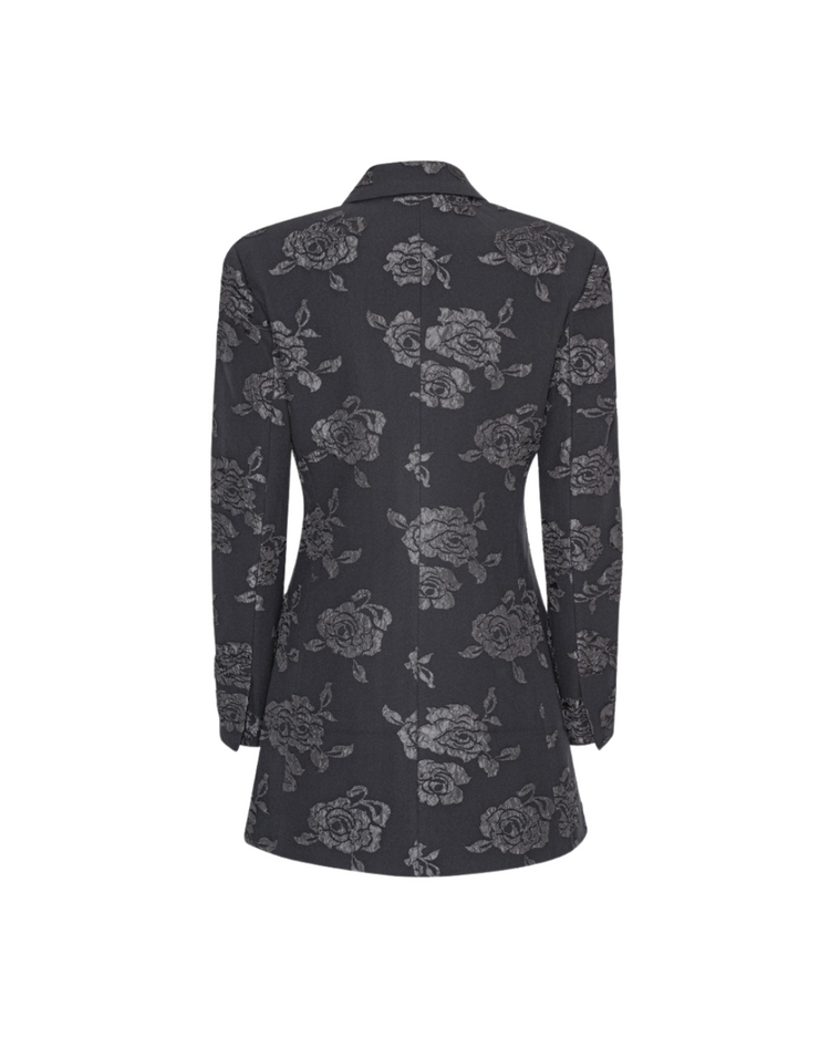 3D Flower Blazer Dress